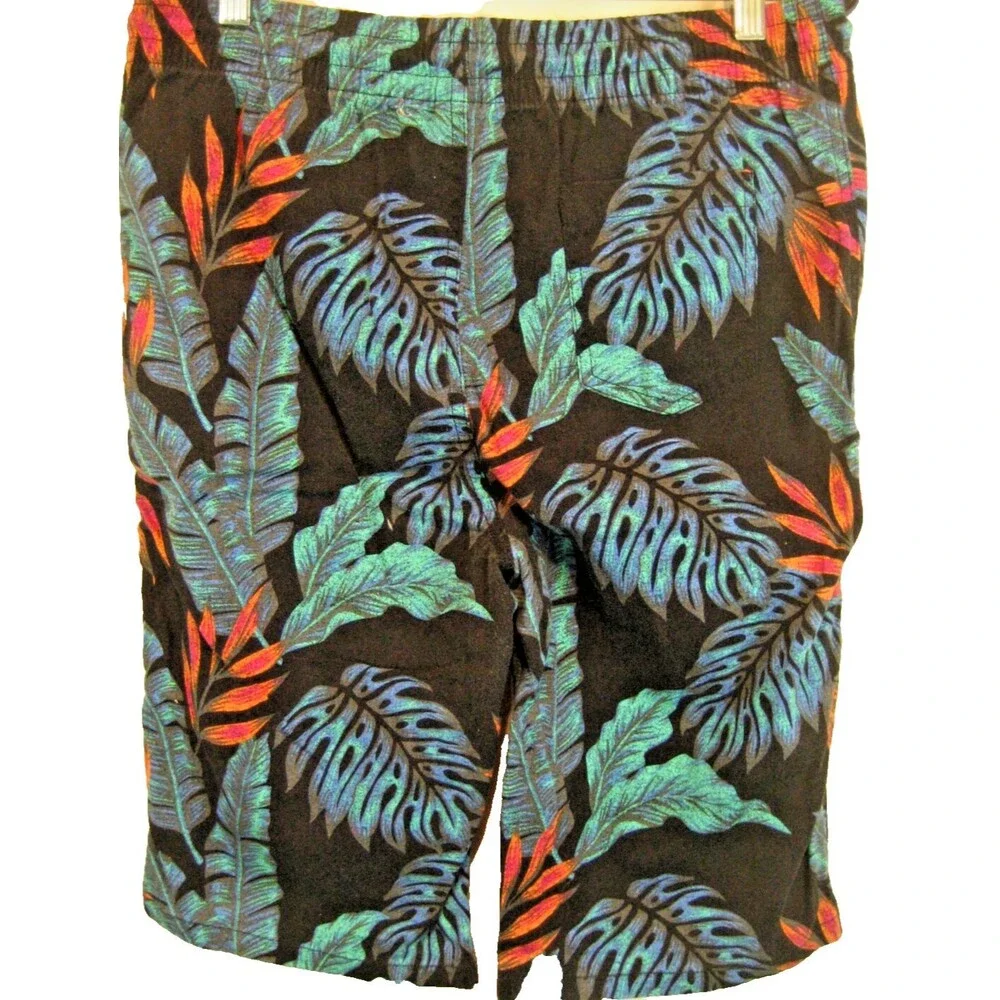 Boys Arizona Jean Co. Aloha Floral Unlined Swim Board Shorts sz XL(18-20)x 11